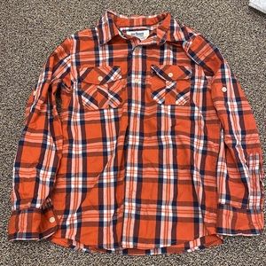 Orange boys flannel